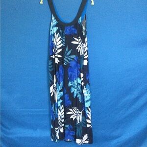 Donna Karan Sleepwear Maxi Dress Sleeveless Large Viscose Pockets